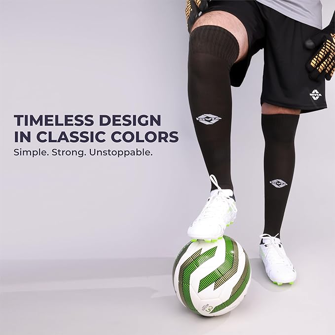 Nivia Classic Football Stockings for Men & Women, Knee Length Stockings, Football Socks, Soccer Sockss, Sports Sock - Image 4